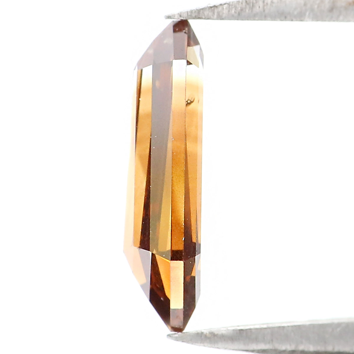 0.93 CT Natural Loose Shield Shape Diamond Brown Color Shield Cut Diamond 10.25 MM Natural Brown Diamond Shield Rose Cut Diamond QL1795