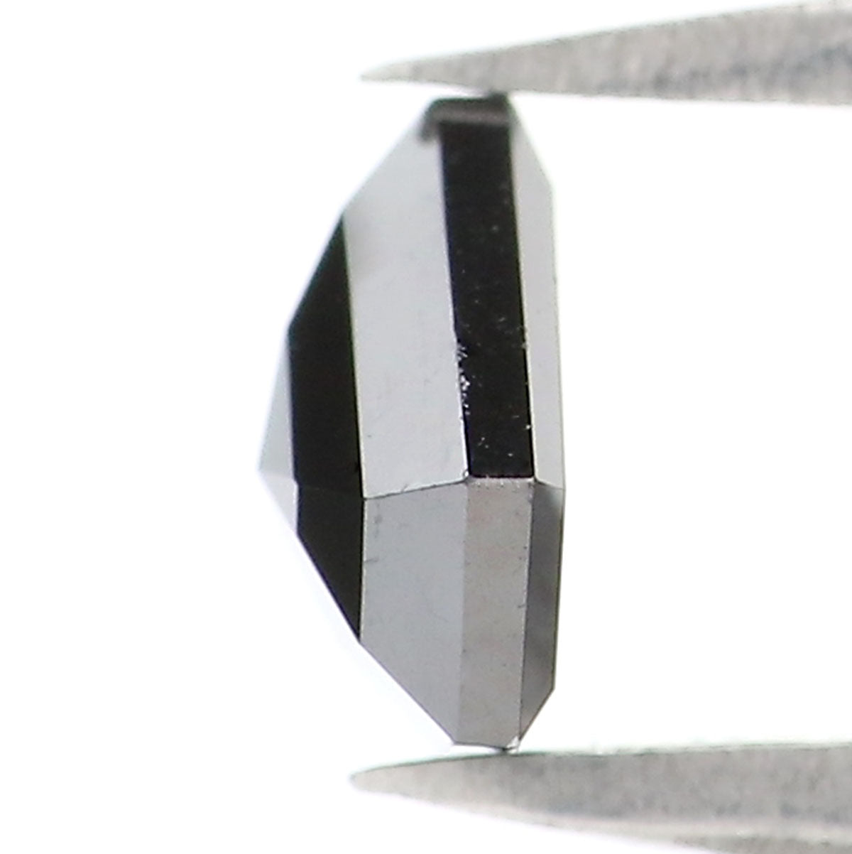 0.66 CT Natural Loose Shield Shape Diamond Black Color Shield Cut Diamond 5.40 MM Natural Loose Black Color Shield Rose Cut Diamond LQ9786