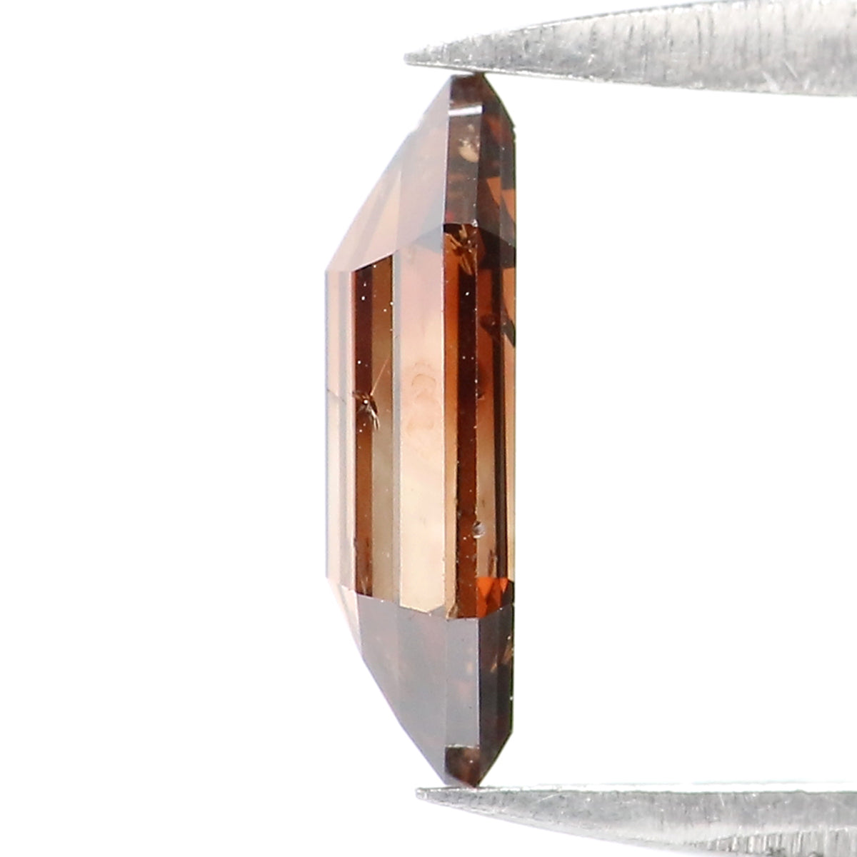 0.65 CT Natural Loose Hexagon Shape Diamond Brown Color Hexagon Shape Diamond 8.05 MM Natural Loose Brown Hexagon Rose Cut Diamond QL1861