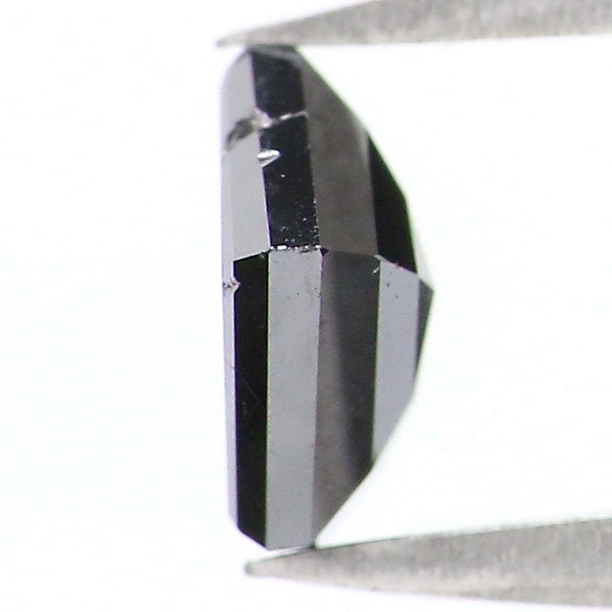 Natural Loose Pentagon Diamond Black Color 0.70 CT 6.25 MM Pentagon Shape Rose Cut Diamond L9764