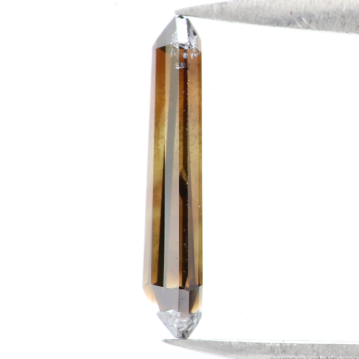 0.64 CT Natural Loose Shield Shape Diamond Brown Color Shield Cut Diamond 10.75 MM Natural Brown Diamond Shield Rose Cut Diamond QLB1778