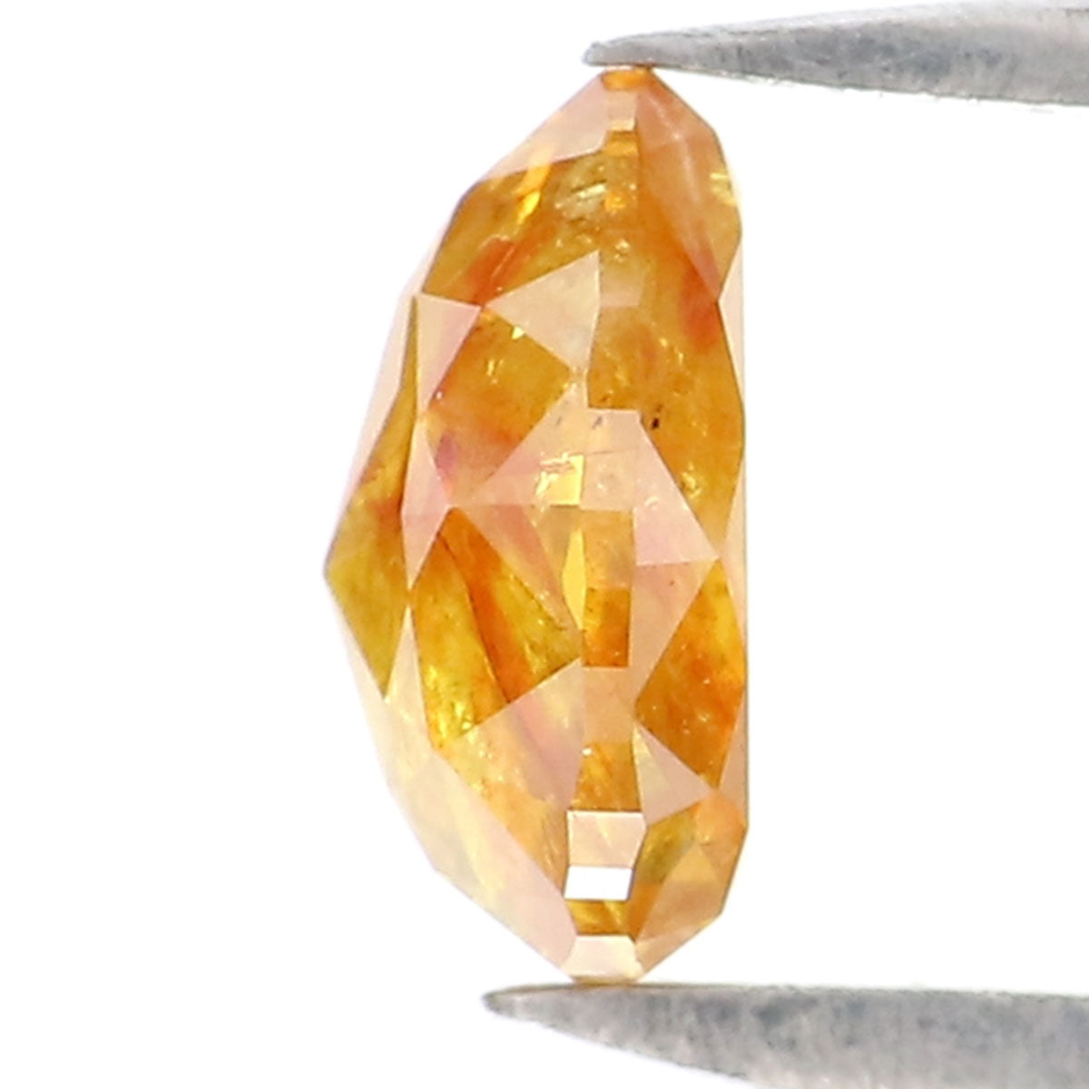 0.60 CT Natural Loose Pear Shape Diamond Yellow Color Pear Diamond 5.85 MM Natural Loose Yellow Color Pear Diamond Rose Cut Diamond LQ2147