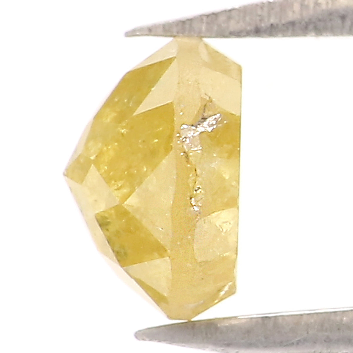 0.75 CT Natural Loose Round Rose Cut Diamond Yellow Color Round Shape Diamond 5.30 MM Natural Yellow Color Round Rose Cut Diamond LQ917