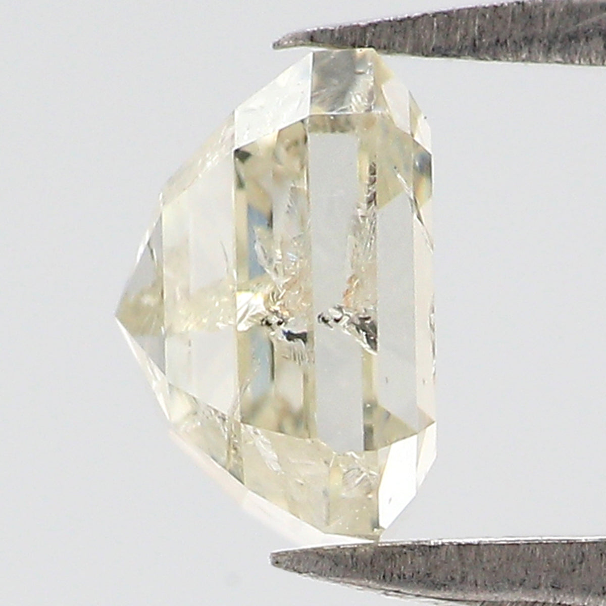 1.31 CT Natural Loose Square Shape Diamond White - J Color Square Diamond 5.90 MM Natural Loose White Diamond Square Rose Cut Diamond QL2574