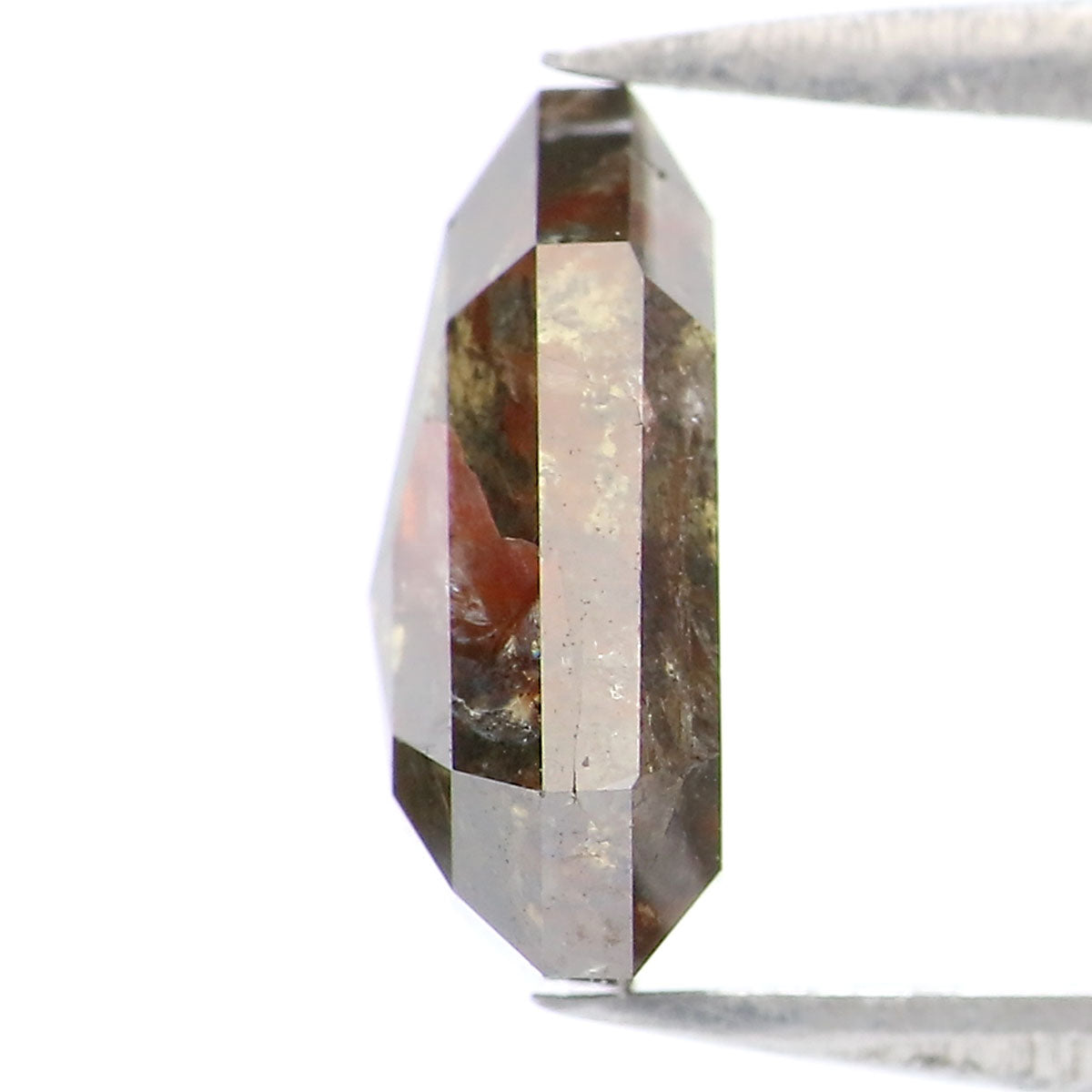 2.21 CT Natural Loose Shield Shape Diamond Brown Color Shield Cut Diamond 9.35 MM Natural Loose Brown Diamond Shield Rose Cut Diamond LQ2117