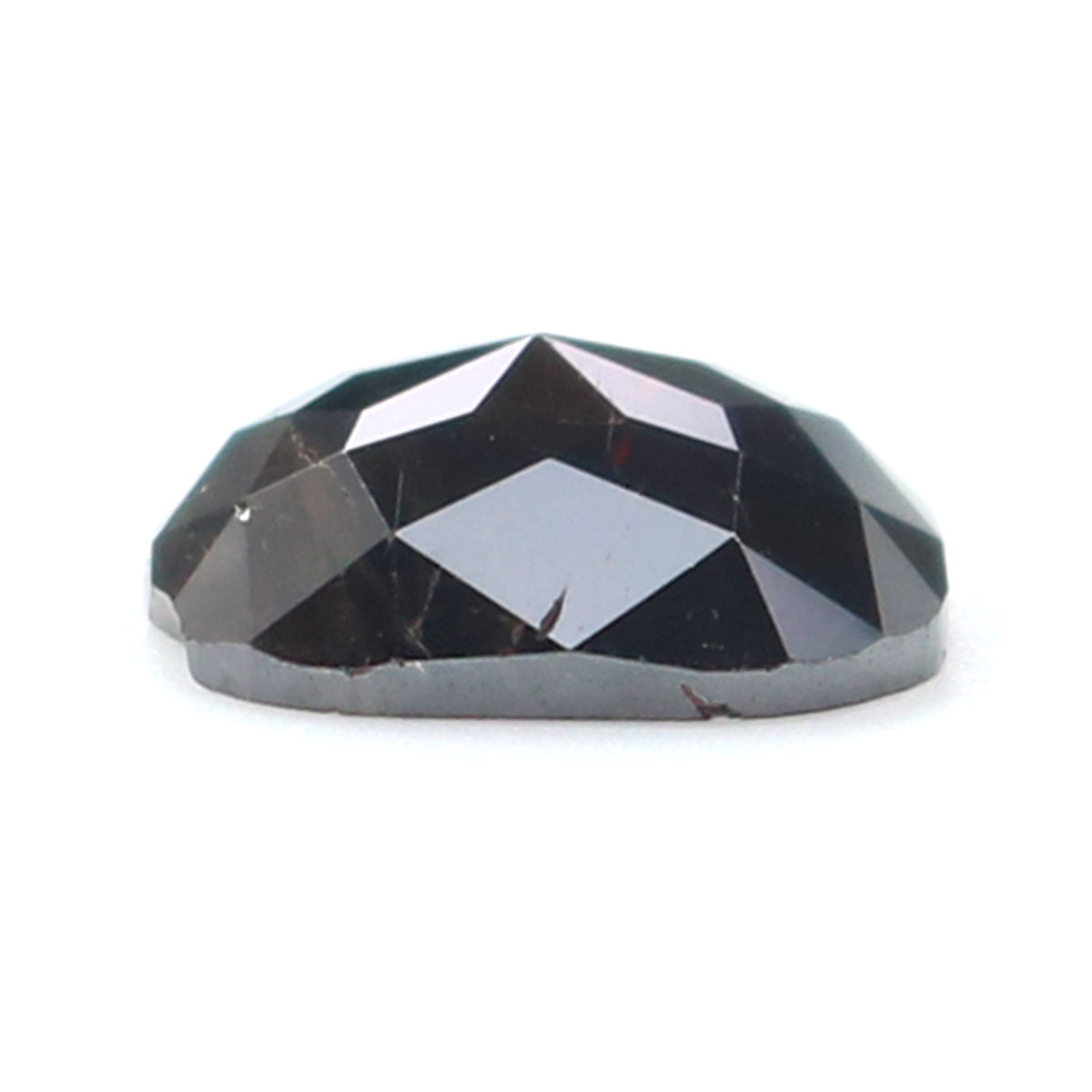 Natural Loose Cushion Brown Black Color Diamond 0.75 CT 6.10 MM Cushion Shape Rose Cut Diamond KR822