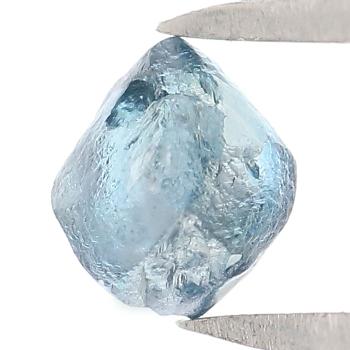 0.81 CT Natural Loose Rough Shape Diamond Blue Color Rough Cut Diamond 5.25 MM Natural Loose Blue Diamond Rough Irregular Cut Diamond LQ2334