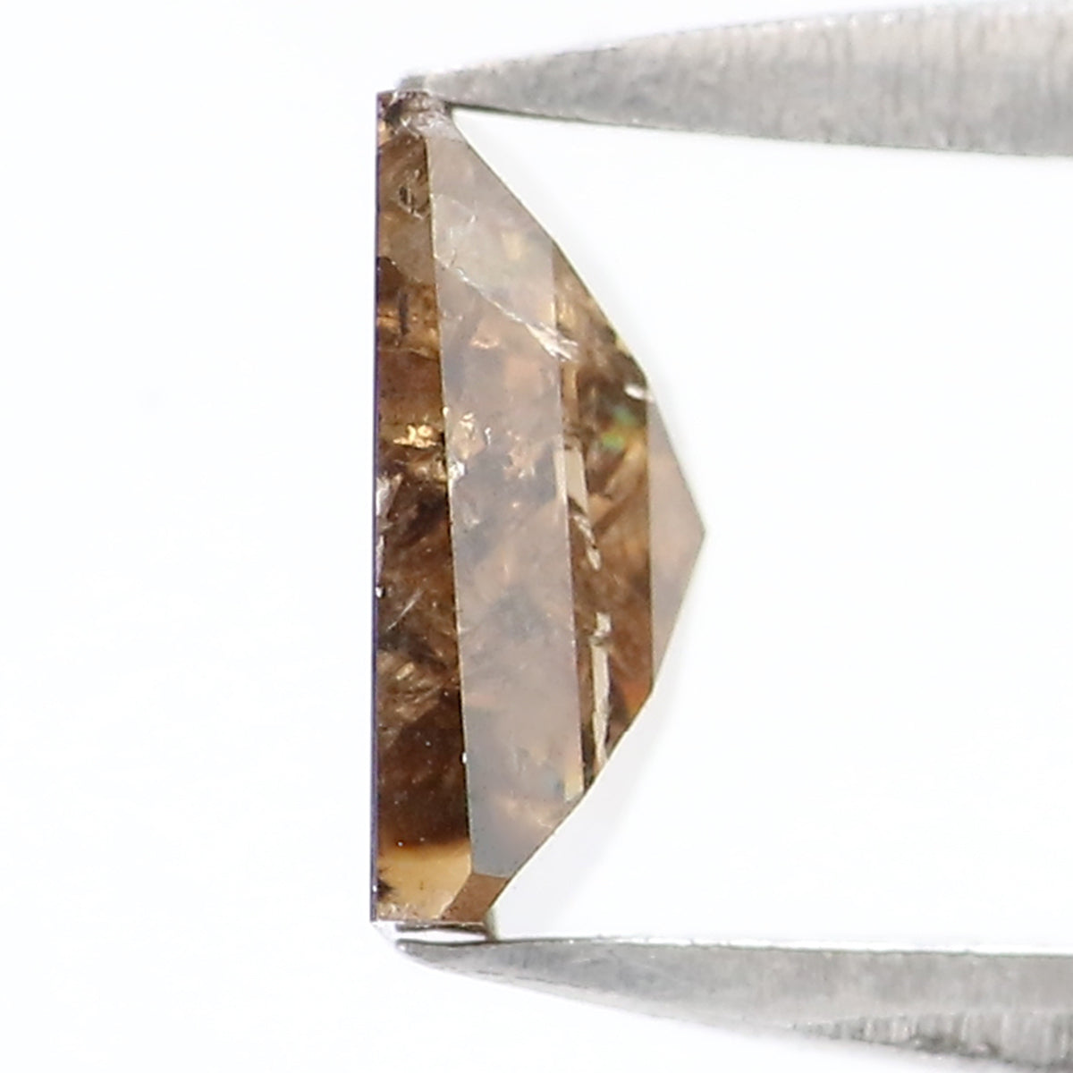 0.85 CT Natural Loose Square Shape Diamond Brown Color Square Cut Diamond 6.30 MM Natural Brown Color Diamond Square Rose Cut Diamond LQ7436