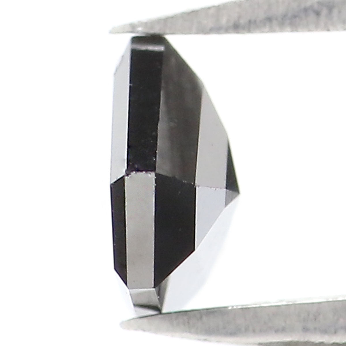 0.66 CT Natural Loose Shield Shape Diamond Black Color Shield Cut Diamond 5.40 MM Natural Loose Black Color Shield Rose Cut Diamond LQ9786