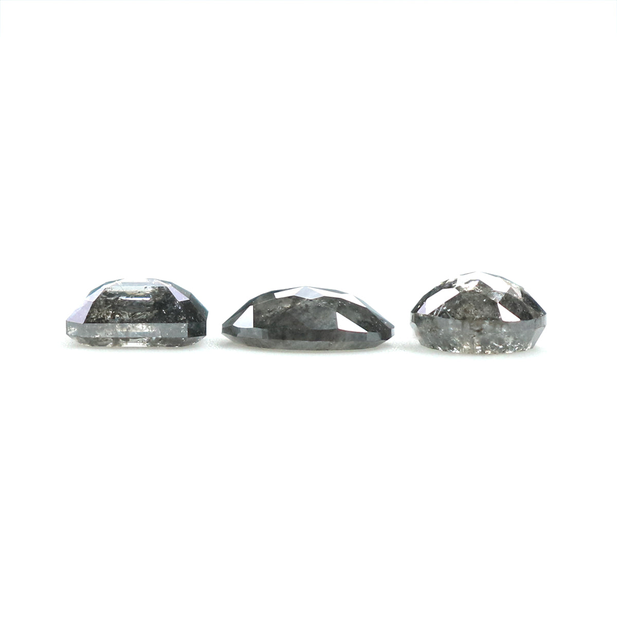 0.94 CT Natural Loose Mix Shape Diamond Salt And Pepper Mix Shape Diamond 4.10 MM Natural Black Grey Color Mix Shape Rose Cut Diamond LQ195