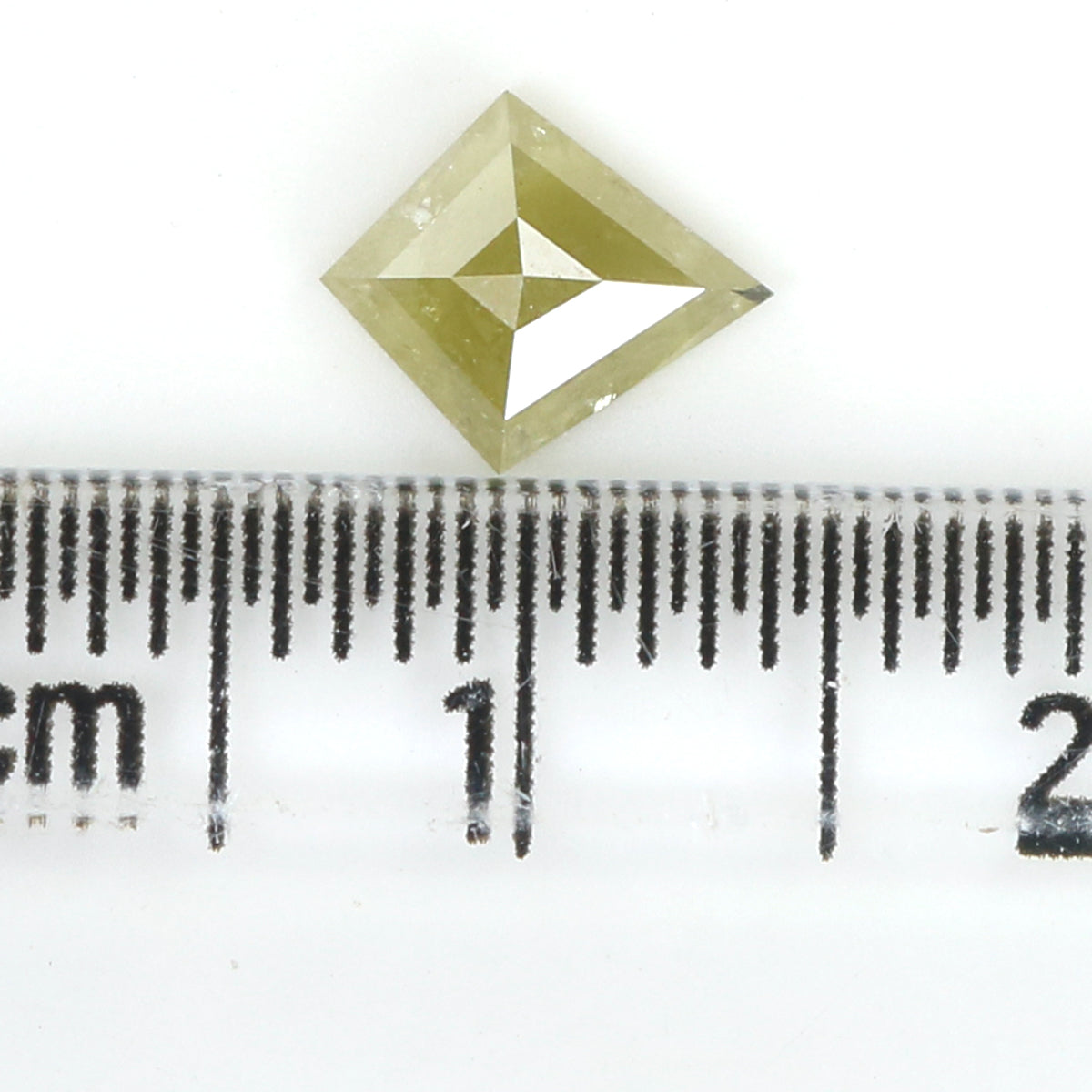 0.63 Ct Natural Loose Kite Shape Diamond Yellow Color Kite Cut Diamond 7.40 MM Natural Loose Yellow Diamond Kite Rose Cut Diamond KQ1906