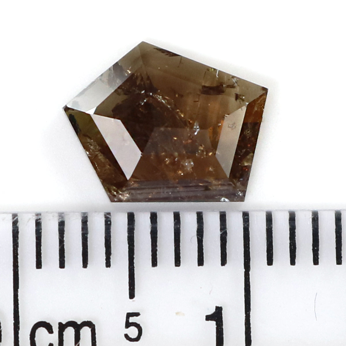 1.10 CT Natural Loose Shield Diamond Brown Color Shield Diamond Natural Loose Diamond 8.60 MM Shield Cut Diamond Shield Shape Diamond KQ1869