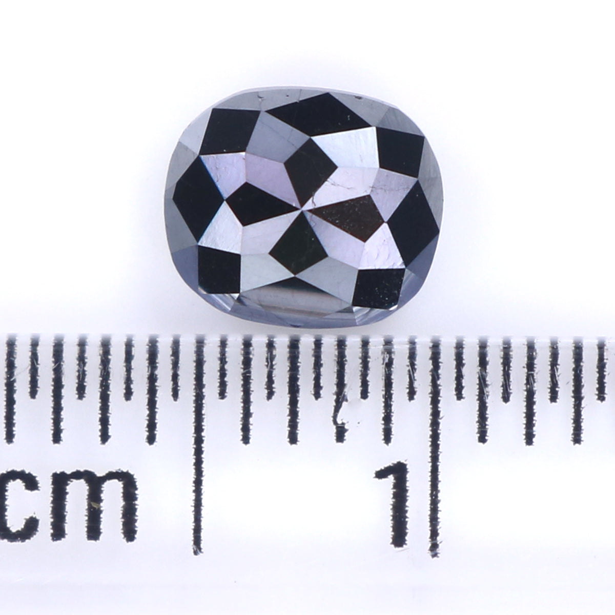 0.78 CT Natural Loose Oval Shape Diamond Black Oval Rose Cut Diamond 5.95 MM Natural Loose Black Color Oval Shape Rose Cut Diamond QK2517