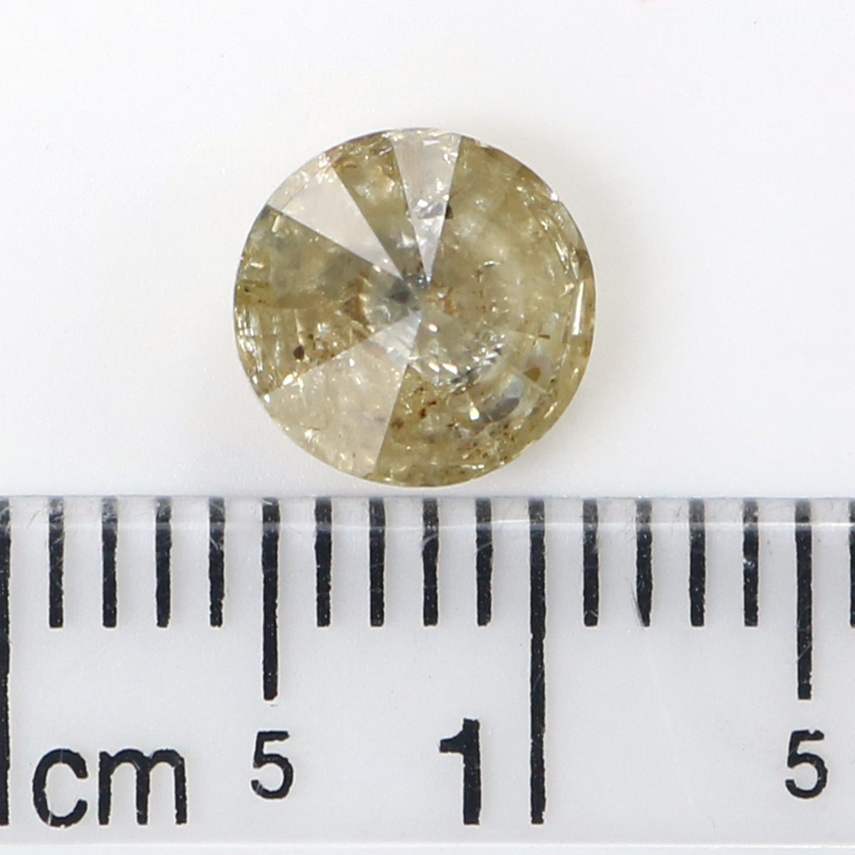 1.33 Ct Natural Loose Round Shape Diamond Brown Color Round Diamond 6.80 MM Natural Loose Brown Diamond Round Brilliant Cut Diamond LQ402