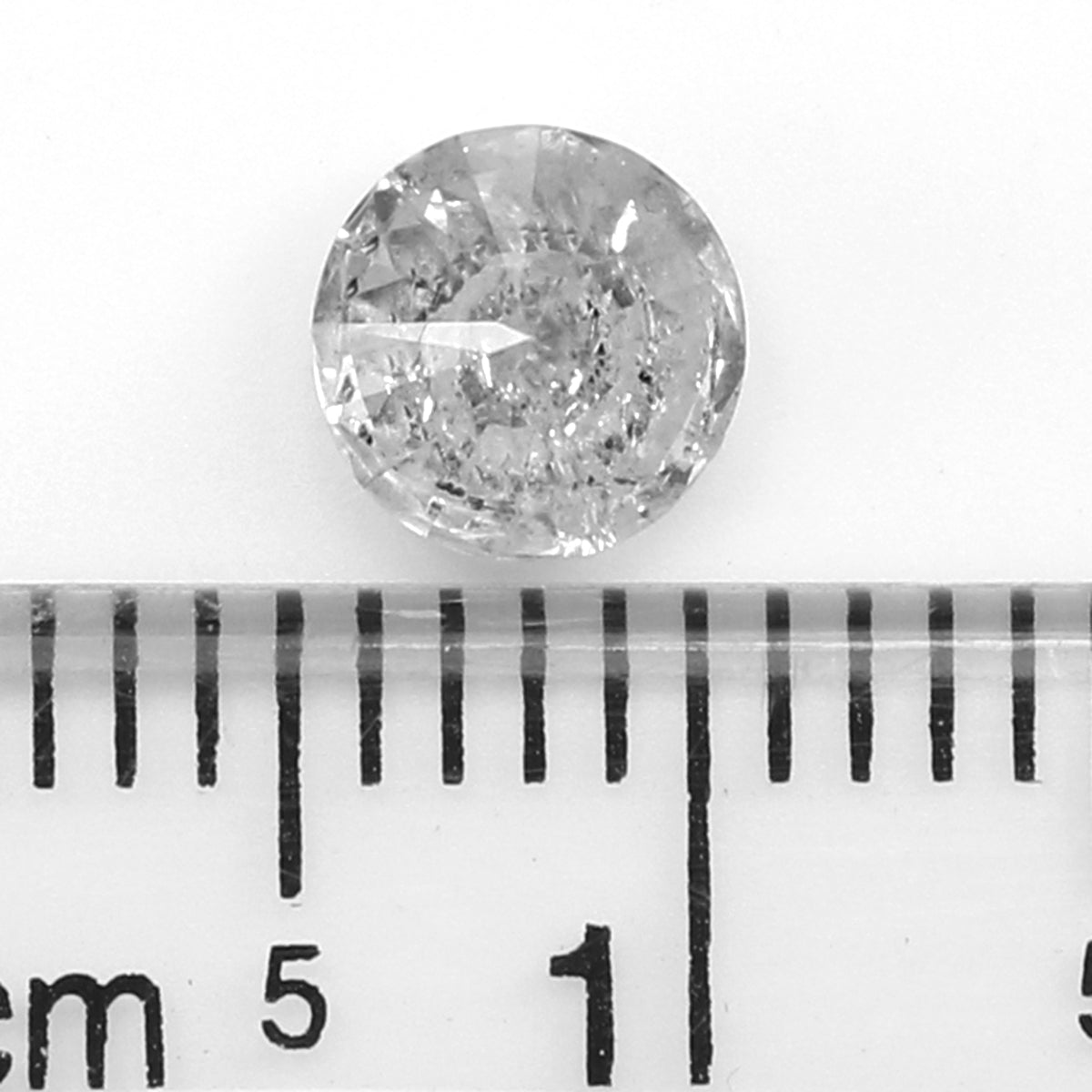 0.55 Ct Natural Loose Round Shape Diamond Milky White Color Round Cut Diamond 5.40 MM Natural White Color Round Brilliant Cut Diamond LQ7401