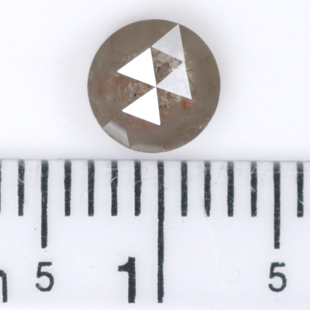 Natural Loose Rose Cut Diamond Grey Color 0.85 CT 5.70 MM Round Rose Cut Shape Diamond KR1901