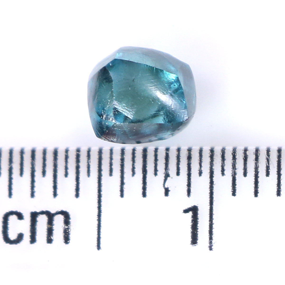 0.81 CT Natural Loose Rough Shape Diamond Blue Color Rough Cut Diamond 5.45 MM Natural Loose Blue Diamond Rough Crystal Cut Diamond QL2228