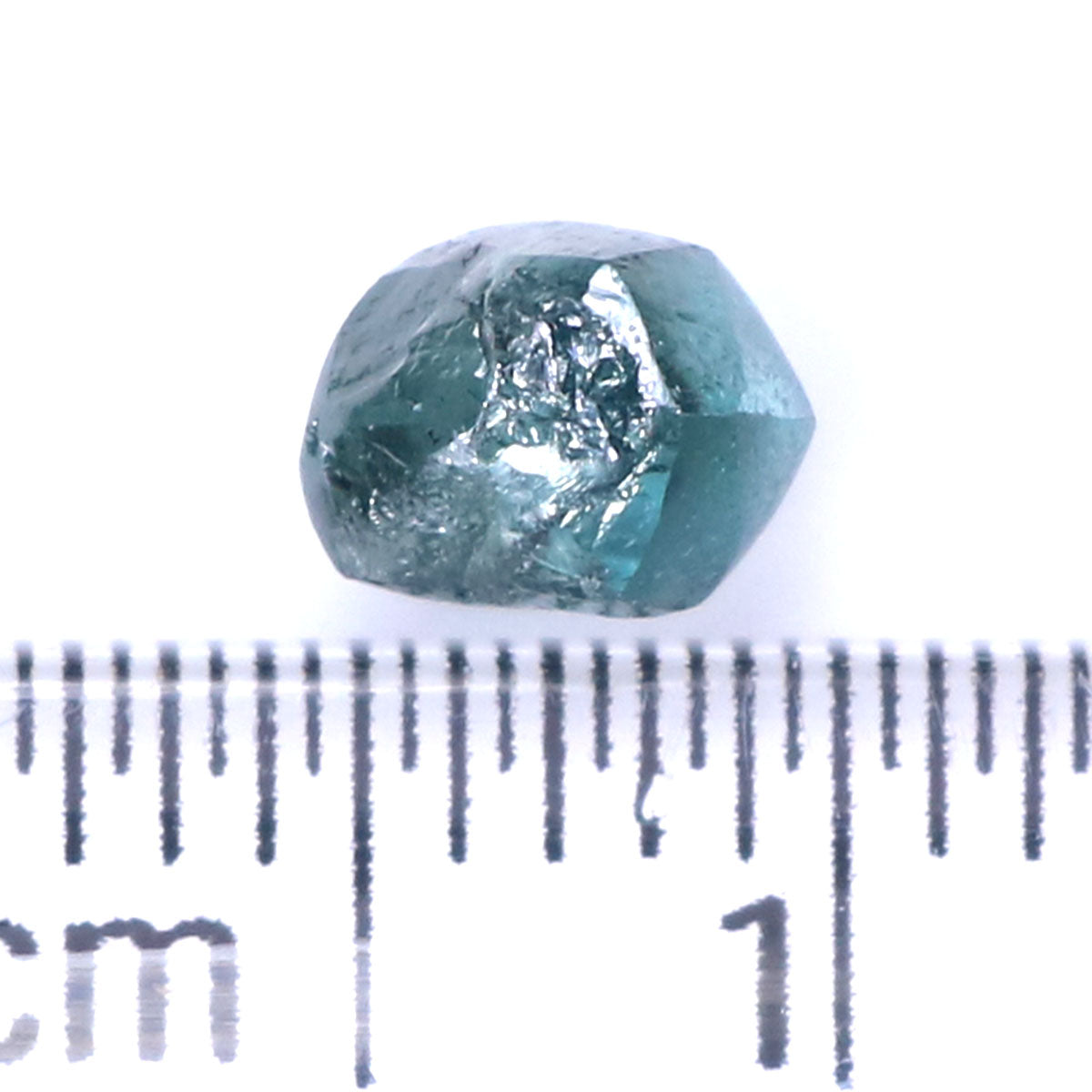 0.81 CT Natural Loose Rough Shape Diamond Blue Color Rough Cut Diamond 5.10 MM Natural Loose Blue Diamond Rough Irregular Cut Diamond QK2519