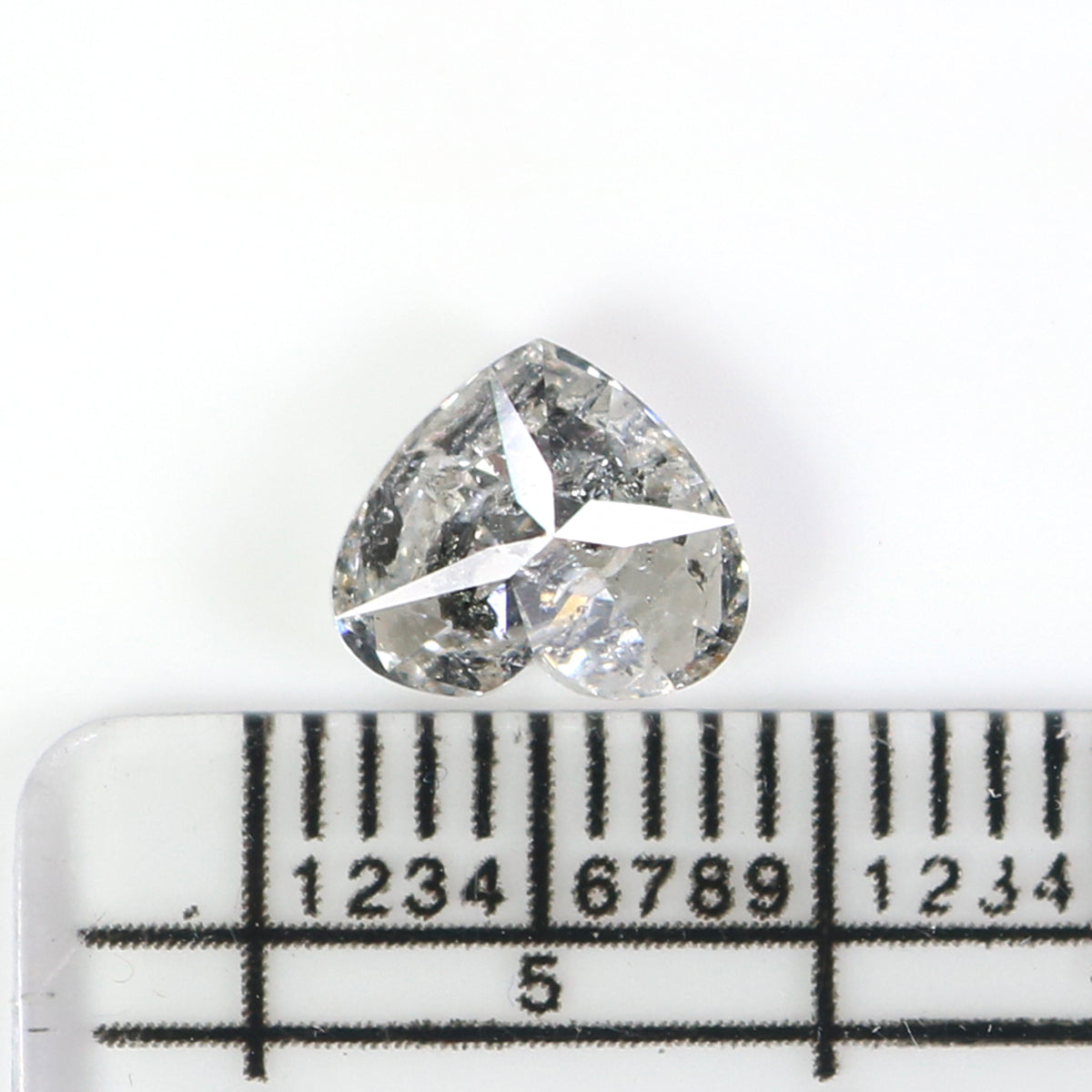 1.44 CT Natural Loose Heart Shape Diamond White - G Heart Cut Diamond 6.40 MM Natural White - G Color Heart Brilliant Cut Diamond QL2629