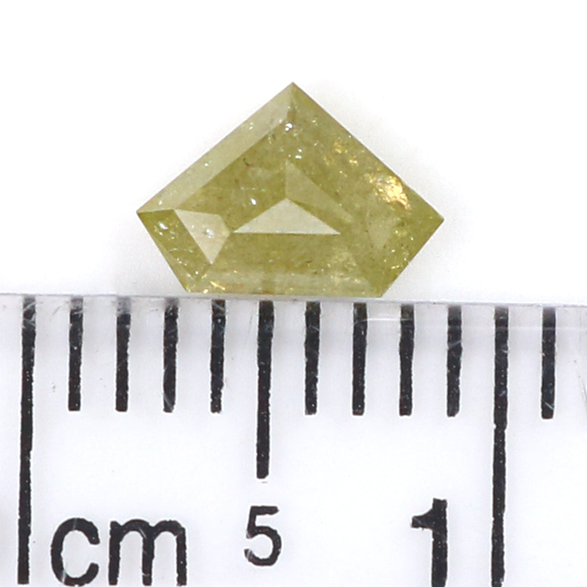 0.57 CT Natural Loose Shield Shape Diamond Yellow Color Shield Cut Diamond 4.50 MM Natural Loose Yellow Color Shield Rose Cut Diamond LQ1963