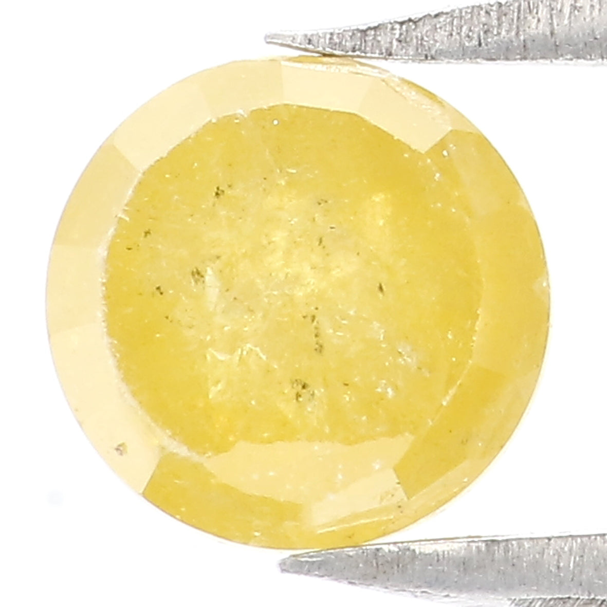 1.10 CT Natural Loose Round Rose Cut Diamond Yellow Color Round Shape Diamond 5.80 MM Natural Yellow Color Round Rose Cut Diamond LQ8369