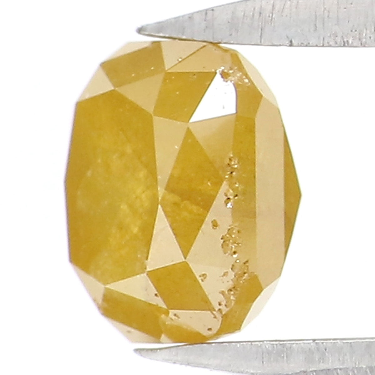 0.94 CT Natural Loose Cushion Shape Diamond Yellow Color Cushion Diamond 5.30 MM Natural Yellow Color Cushion Brilliant Cut Diamond LQ7242