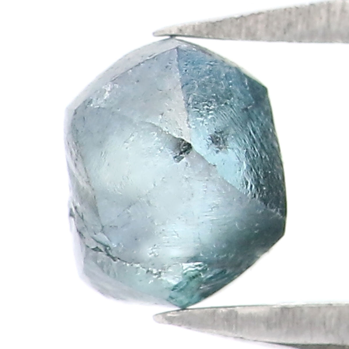 0.81 CT Natural Loose Rough Shape Diamond Blue Color Rough Cut Diamond 5.10 MM Natural Loose Blue Diamond Rough Irregular Cut Diamond QK2519