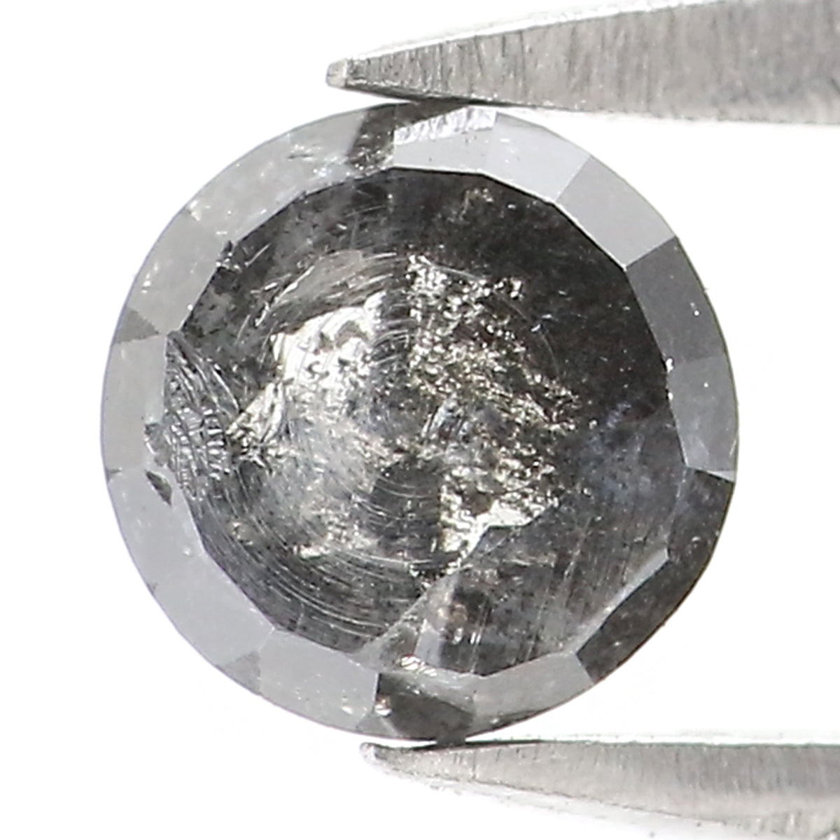 0.51 CT Natural Loose Round Rose Cut Diamond Salt And Pepper Round Shape Diamond 4.85 MM Natural Loose Diamond Round Rose Cut Diamond QL2778