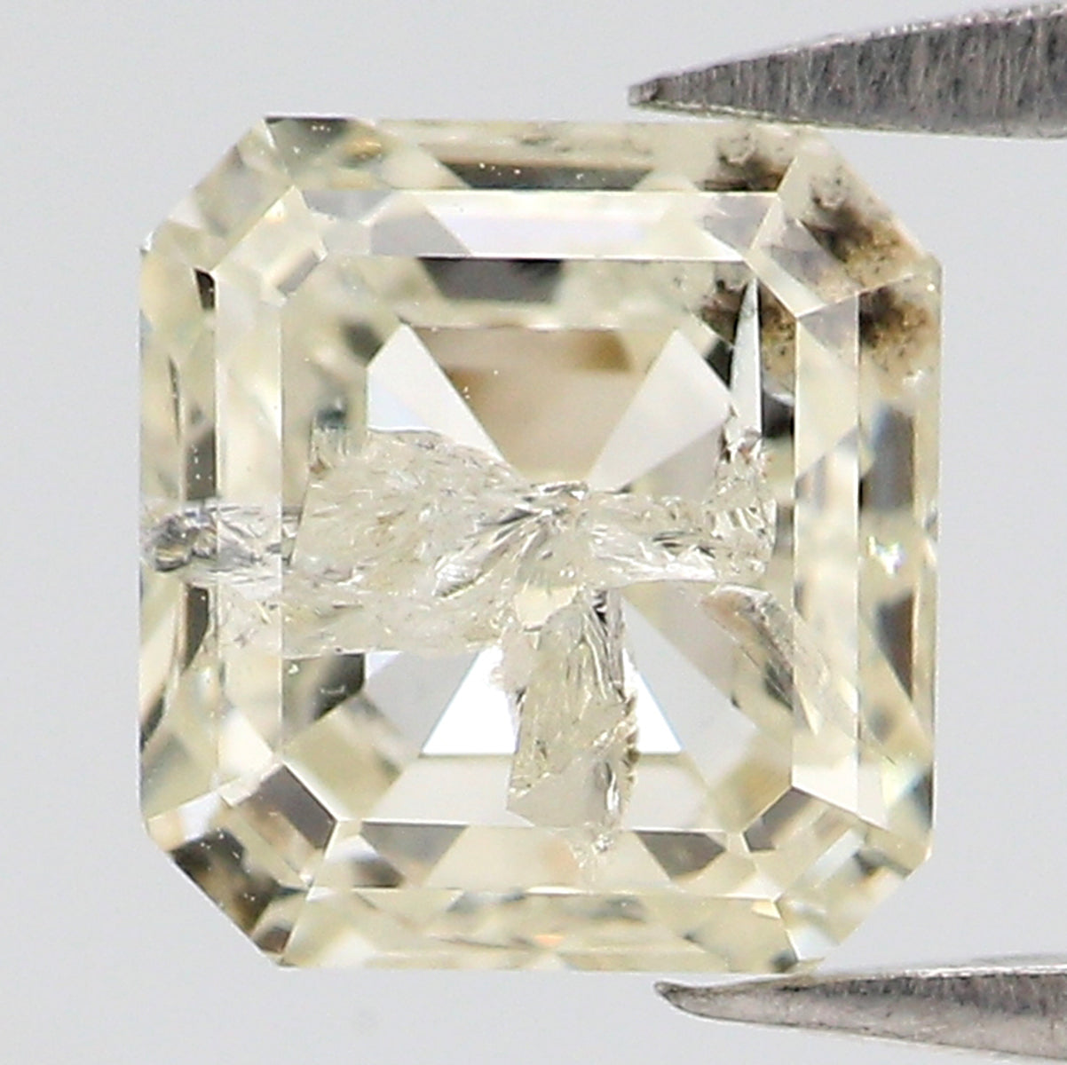1.31 CT Natural Loose Square Shape Diamond White - J Color Square Diamond 5.90 MM Natural Loose White Diamond Square Rose Cut Diamond QL2574