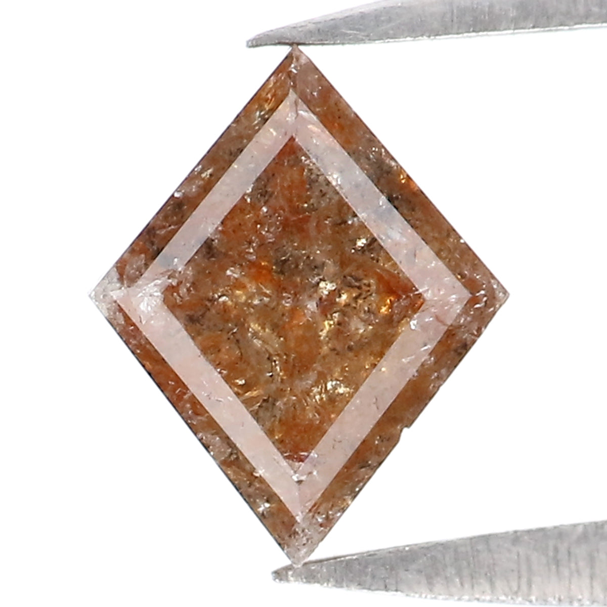 0.69 CT Natural Loose Kite Shape Diamond Brown Color Kite Shape Diamond 6.95 MM Natural Loose Diamond Brown Kite Rose Cut Diamond LQ7549