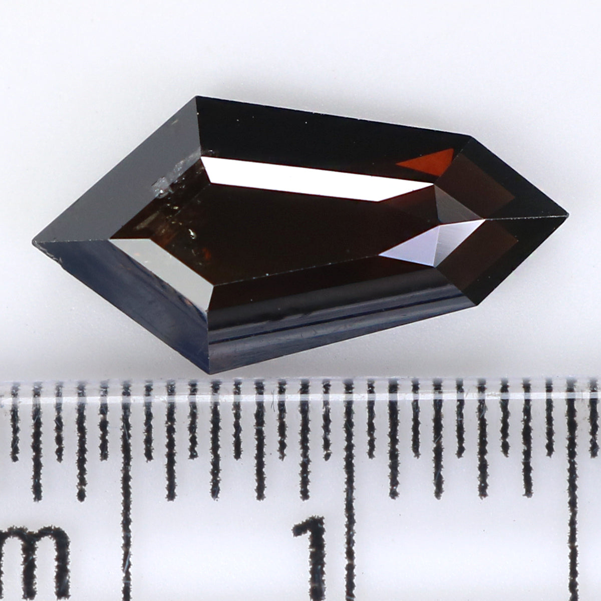 1.54 CT Natural Loose Shield Shape Diamond Brown Color Shield Cut Diamond 12.10 MM Natural Brown Diamond Shield Rose Cut Diamond LQ1654