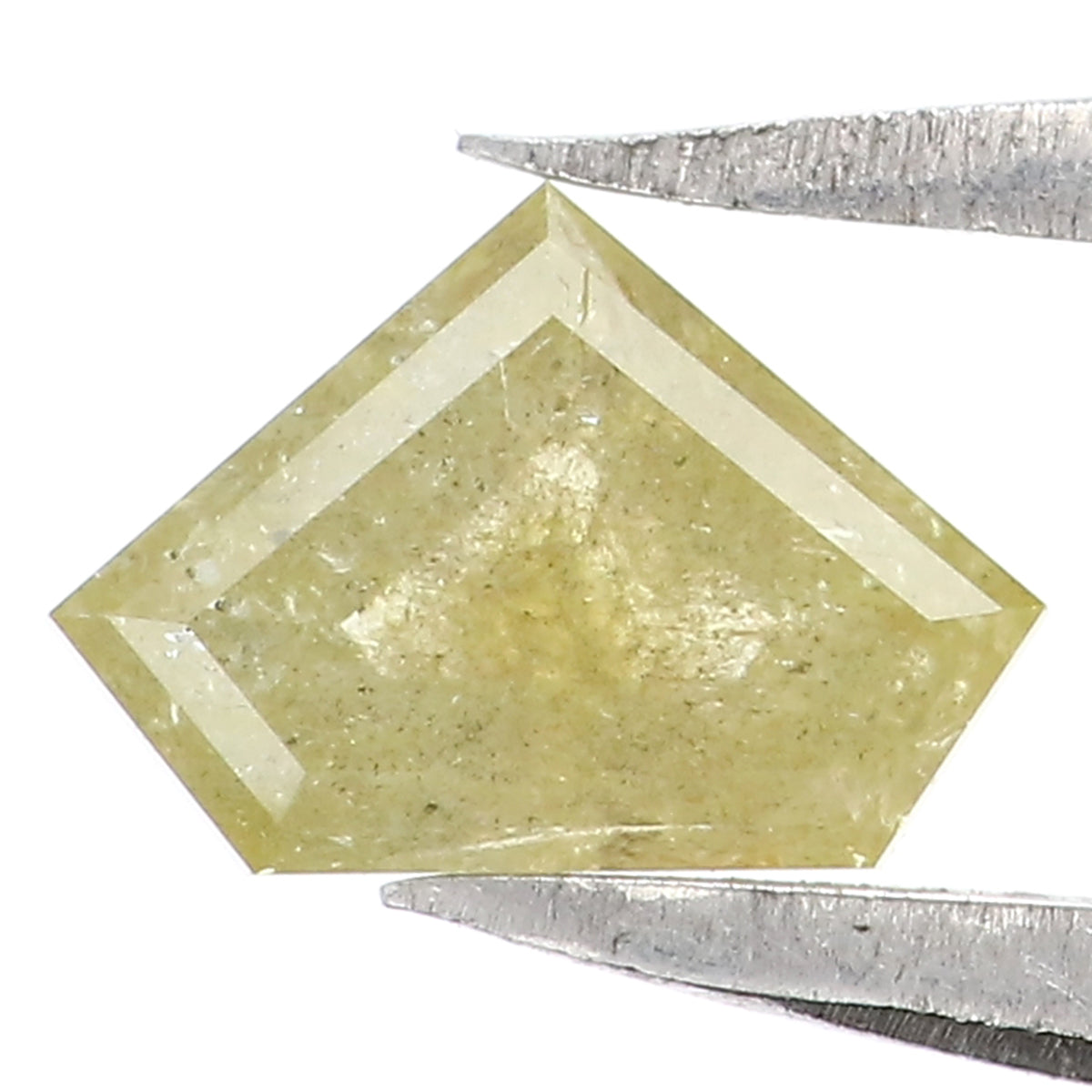 0.57 CT Natural Loose Shield Shape Diamond Yellow Color Shield Cut Diamond 4.50 MM Natural Loose Yellow Color Shield Rose Cut Diamond LQ1963