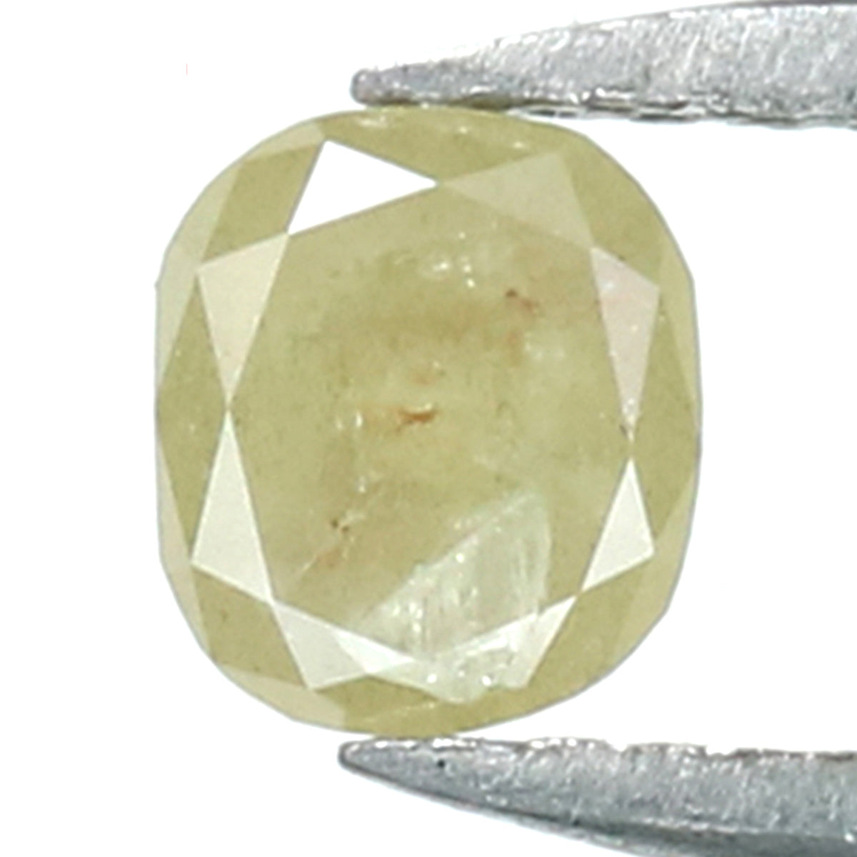 Natural Loose Cushion Grey Color Diamond 0.34 CT 4.50 MM Cushion Shape Rose Cut Diamond KR1274