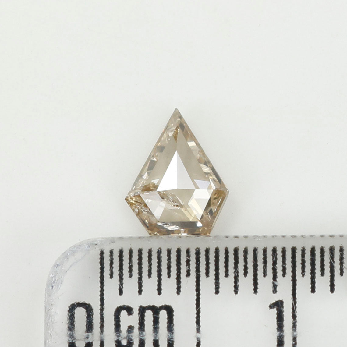 0.69 CT Natural Loose Shield Shape Diamond Brown Color Shield Cut Diamond 5.20 MM Natural Loose Brown Color Shield Rose Cut Diamond LQ4975