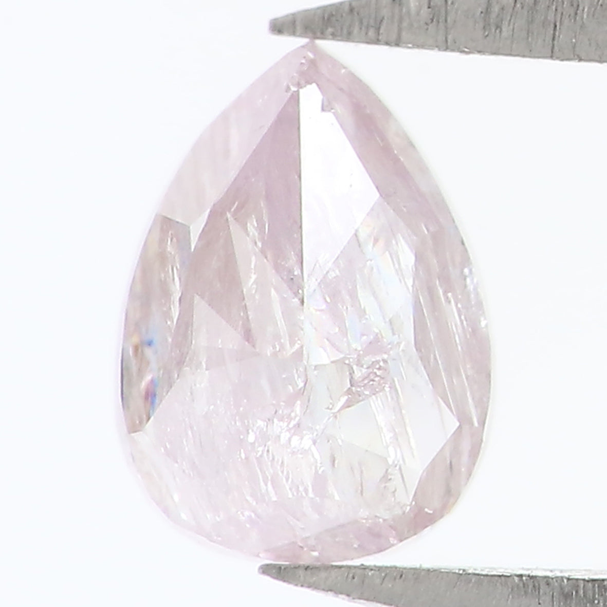 Natural Loose Pear Light pink Color Diamond 0.30 CT 4.90 MM Pear Shape Rose Cut Diamond L1590