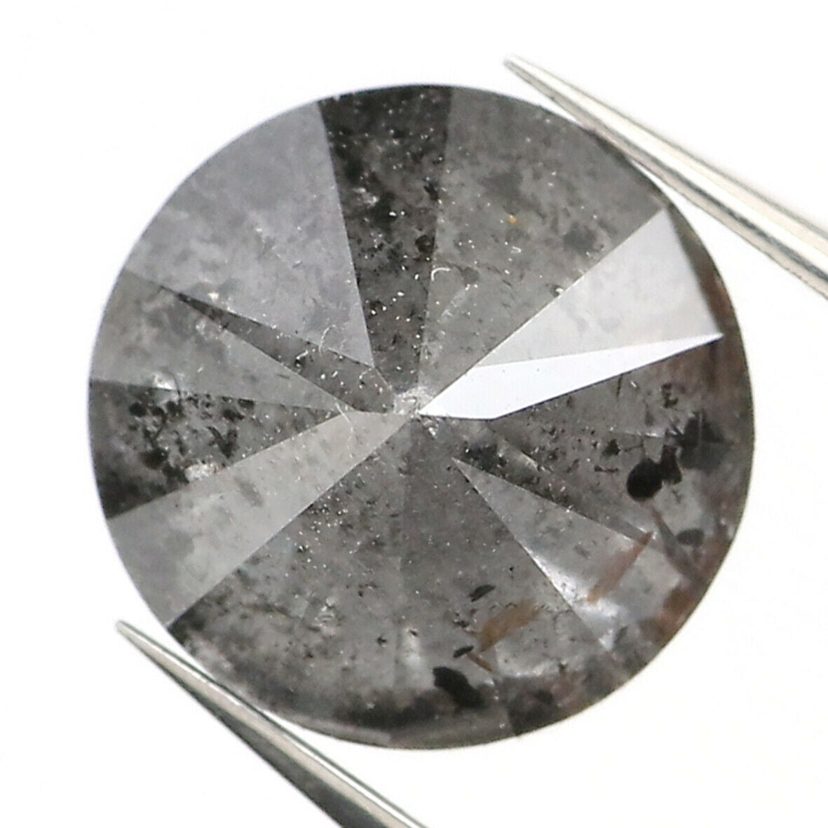 1.69 CT Natural Loose Round Shape Diamond Salt And Pepper Round Cut Diamond 7.20 MM Natural Loose Diamond Round Brilliant Cut Diamond QL9282