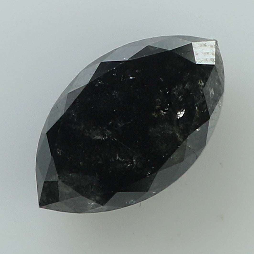 1.96 Ct Natural Loose Diamond Marquise Black Color I3 Clarity 10.00 MM KR1981