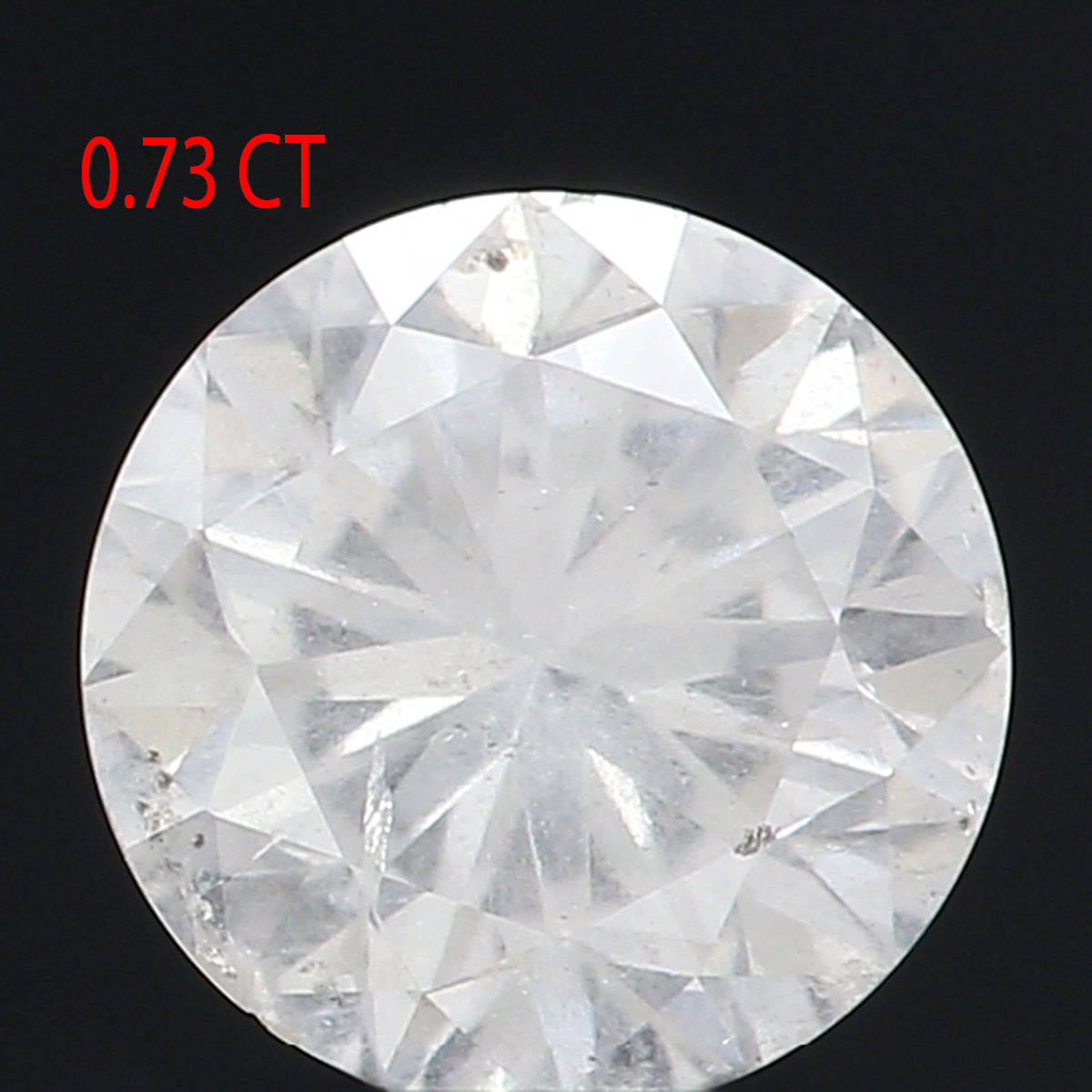 0.73 Ct Natural Loose Round Shape Diamond White Color Round Cut Diamond 5.55 MM Natural Loose White Color Round Brilliant Cut Diamond QL318