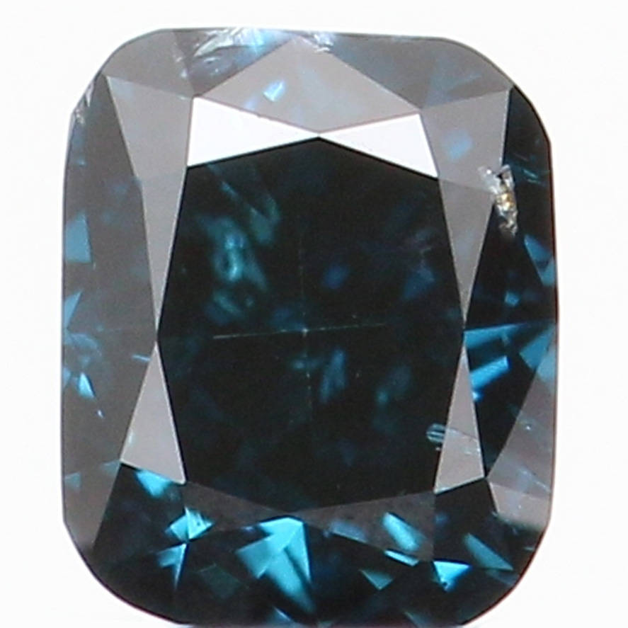 Natural Loose Diamond Cushion Blue Color SI1 Clarity 3.00 MM 0.12 Ct KR903