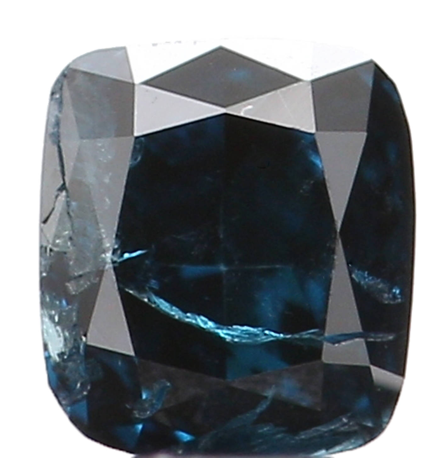 Natural Loose Diamond Cushion Blue Color I1 Clarity 2.80 MM 0.11 Ct KR983