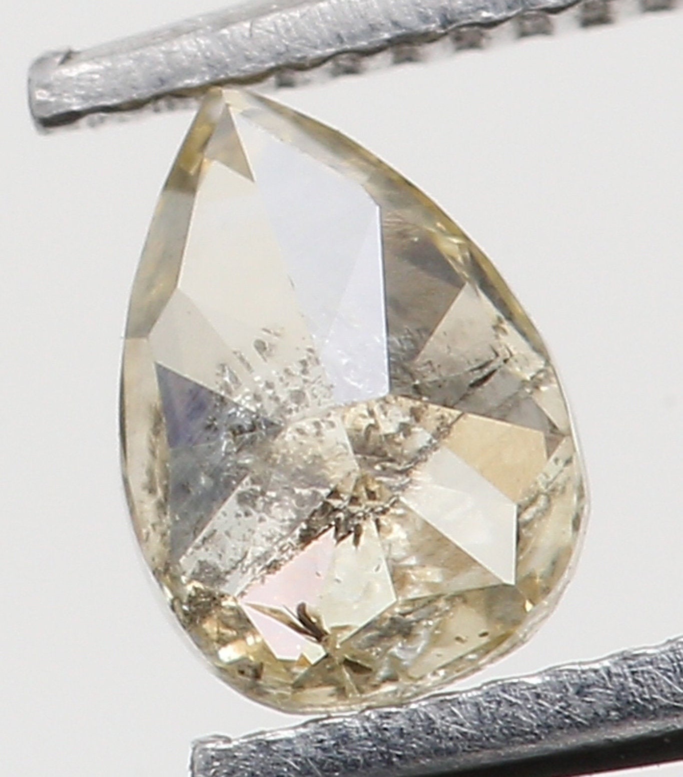 Natural Loose Diamond Pear Yellow Color I2 Clarity 3.70 MM 0.11 Ct L5506
