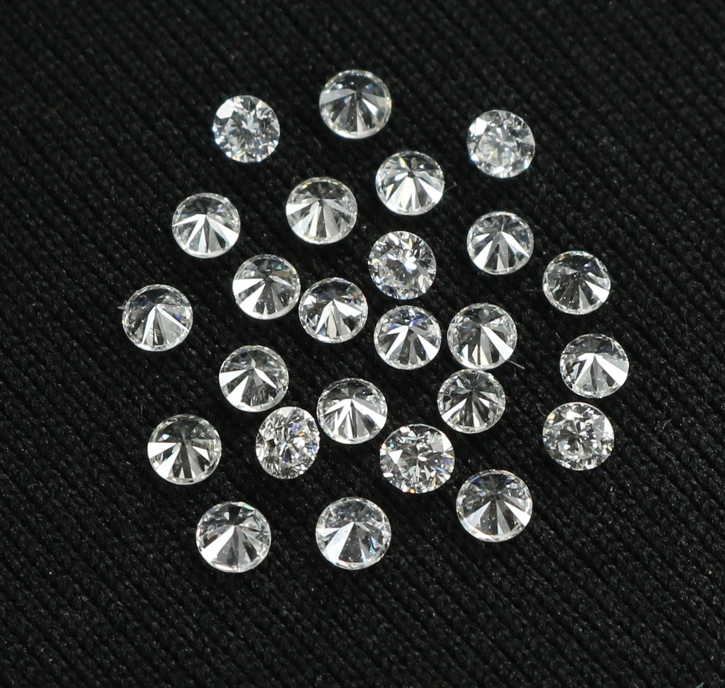 Natural Loose Diamond Round G-H White Color SI1 Clarity 1.80 to 2.00 MM 10 Pcs Lot Q19