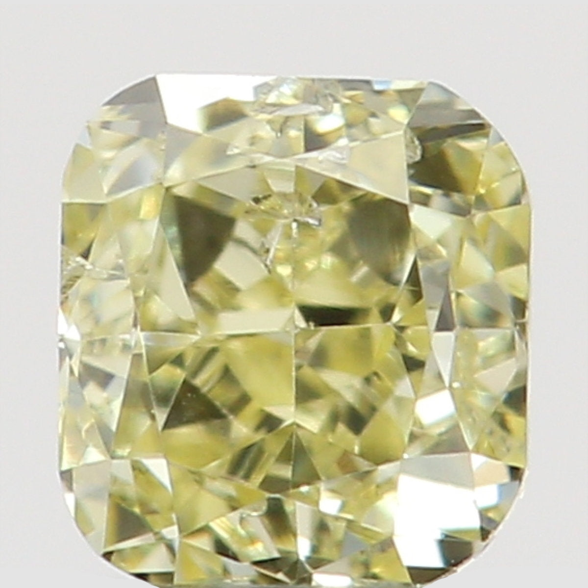 Natural Loose Diamond Cushion Yellow Color SI1 Clarity 2.90 MM 0.15 Ct L6466